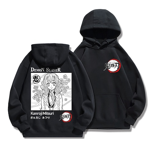 

Inspired by Demon Slayer: Kimetsu no Yaiba Kanroji Mitsuri Hoodie Cartoon 100% Polyester Anime Harajuku Graphic Kawaii Hoodie For Men's / Women's / Couple's
