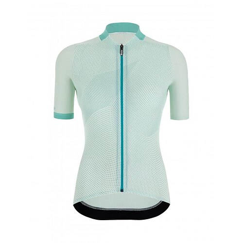 

21Grams Women's Short Sleeve Cycling Jersey Summer Spandex Green Black Pink Polka Dot Bike Top Mountain Bike MTB Road Bike Cycling Quick Dry Moisture Wicking Sports Clothing Apparel / Athleisure