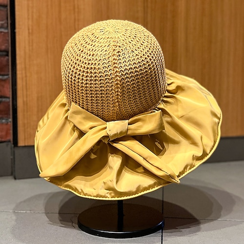 

Simple Fashion Polyester / Polyamide Hats with Bow(s) 1 PC Casual / Holiday Headpiece
