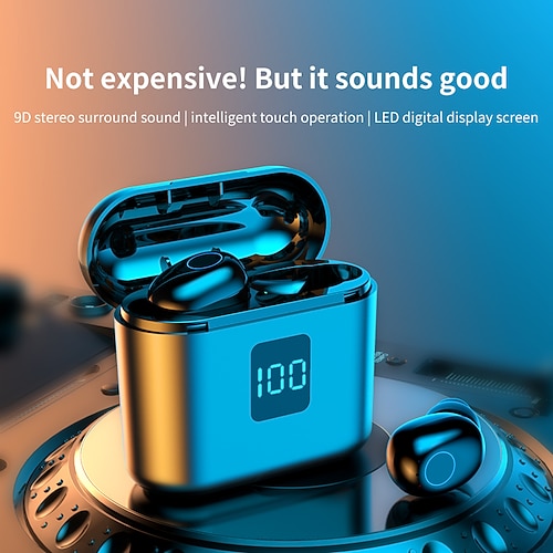 

X11B True Wireless Headphones TWS Earbuds Bluetooth 5.1 Stereo with Charging Box Long Battery Life for Apple Samsung Huawei Xiaomi MI Yoga Everyday Use Traveling Mobile Phone