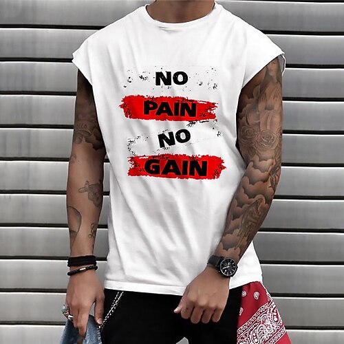 

Men's Unisex T shirt Hot Stamping Graphic Prints Letter Crew Neck Street Daily Print Cap Sleeve Tops Casual Designer Big and Tall Sports White