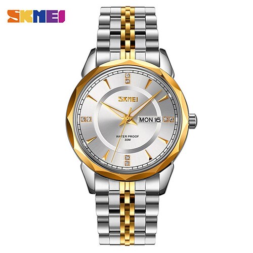

SKMEI Quartz Watch for Men Analog Quartz Stylish Stylish Casual Waterproof Calendar Alloy Alloy Fashion