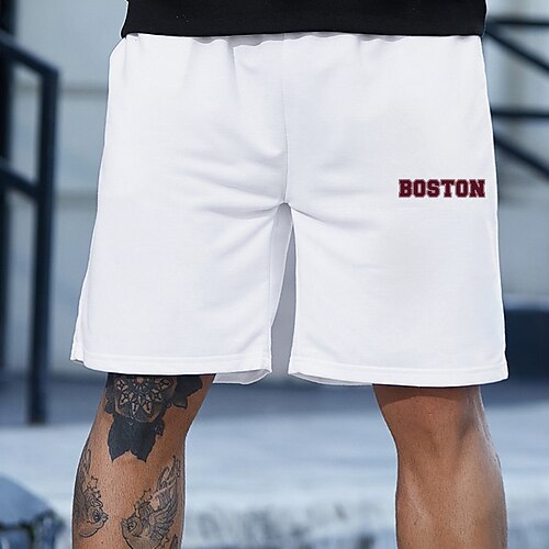 

Men's Stylish Classic Style Active Shorts Elastic Drawstring Design Front Pocket Print Short Pants Sports Outdoor Casual Graphic Prints Skull Cotton Blend Comfort Breathable Mid Waist 1 2 3 4 5 S M L