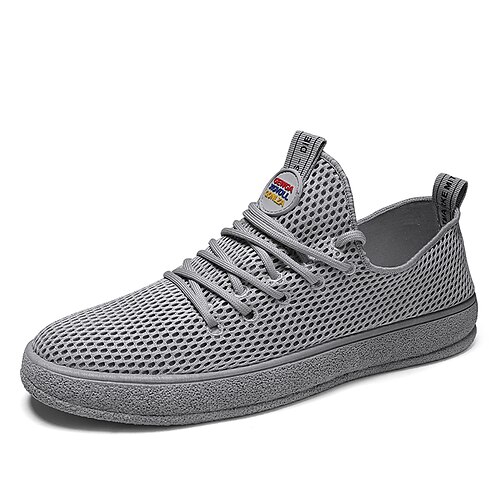 

Men's Sneakers Casual Daily Mesh Black Gray Khaki Summer