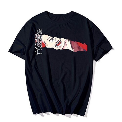 

Inspired by Jujutsu Kaisen Yuji Itadori Ryomen Sukuna T-shirt Anime 100% Polyester Anime Harajuku Graphic Street Style T-shirt For Men's / Women's / Couple's