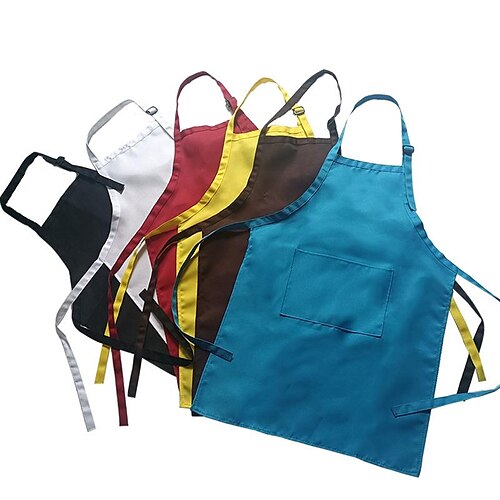 

Unisex Colorful Apron Machine Washable for Kitchen Crafting BBQ Drawing