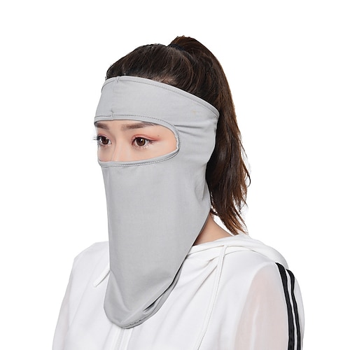 

Balaclava Solid Color Sunscreen Breathable Dust Proof Sweat wicking Comfortable Bike / Cycling Green White Black for Men's Women's Adults' Outdoor Exercise Cycling / Bike Solid Color 1 PC / Stretchy