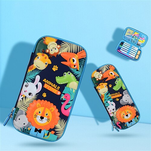 

Pencil Cases Waterproof Cartoon Cute EVA for School Student Kids