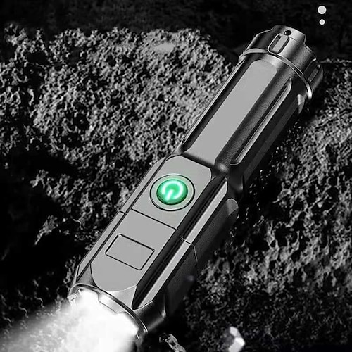 

Handheld Flashlights / Torch 700 lm LED LED 1 Emitters 3 Mode with USB Cable Portable Professional Lightweight Camping / Hiking / Caving Everyday Use Cycling / Bike USB Natural White Light Source