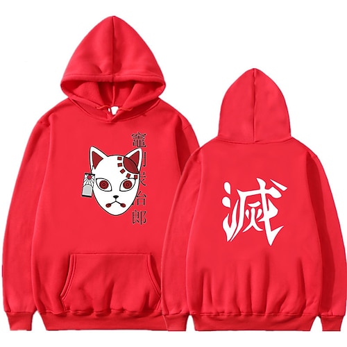 

Inspired by Demon Slayer: Kimetsu no Yaiba Kamado Tanjiro Hoodie Cartoon 100% Polyester Anime Harajuku Graphic Kawaii Hoodie For Men's / Women's / Couple's