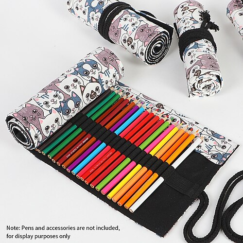 

PencilCasePenPouchMarkerBag Multifunction Canvas Cotton and Linen for School Student Kids