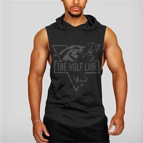 

Men's Hoodie Graphic Letter Print Sports Outdoor Sports Weekend 3D Print Casual Designer Hoodies Sweatshirts Black
