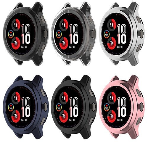 

1 Pack Watch Case Compatible with Garmin Venu 2 Plus Scratch Resistant Shockproof Dust Proof Soft TPU Watch Cover