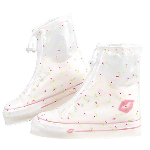 

Waterproof Shoe Cover Women's Trendy Fashion Rain Boot Cover Non-slip Thickening Wear-resistant Four-color Optional