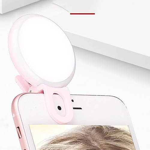 

Fill Light USB Charge Led Selfie Ring Light Mobile Phone Lens LED Selfie Lamp Ring for mobile phone Selfie Light