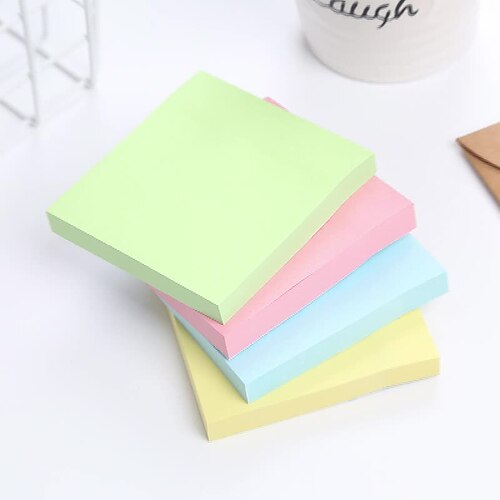 

10 pcs Sticky notes 33 inch Colorful Paper Lined Cute Self-adhesive Post It Notes for School Office Student