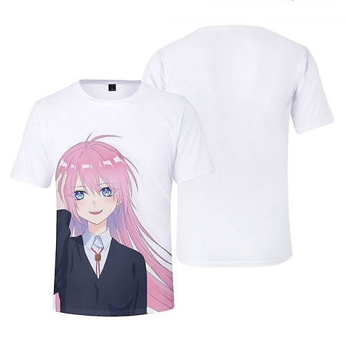 

Inspired by Shikimori's Not Just a Cutie Shikimori Micchon Cosplay Costume T-shirt 100% Polyester Pattern Harajuku Graphic Kawaii T-shirt For Men's / Women's / Couple's