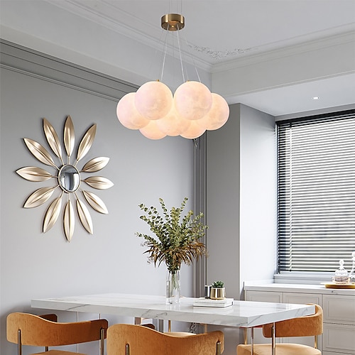 

150 cm Pendant Light LED Globe Design 3D Moon Cluster Design Metal Artistic Style Modern Stylish 220-240V