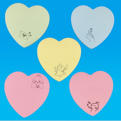 

20 pcs Sticky Notes 33 inch Colorful Paper Cute Self-adhesive Kawaii Post It Notes for School Office Student