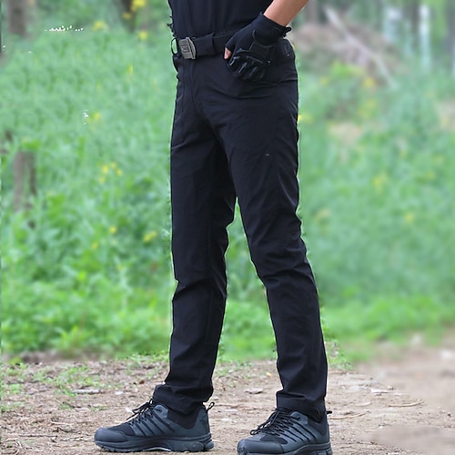 

Men's Classic Style Fashion Tactical Cargo Cargo Pants Pocket Pants Casual Daily Solid Color Cotton Blend Comfort Quick Dry Mid Waist Black Gray Army Green M L XL XXL 3XL