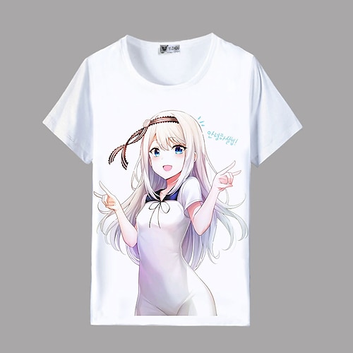 

Inspired by Kaguya-sama: Love is War Shinomiya Kaguya Cosplay Costume T-shirt 100% Polyester Pattern Harajuku Graphic Kawaii T-shirt For Men's / Women's / Couple's