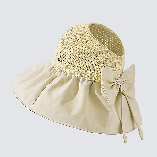 

Women's Sun Hat Fishing Hat Hiking Hat Boonie hat Wide Brim Summer Outdoor UV Sun Protection Sunscreen UV Protection Breathable Hat turmeric Back Pink for Fishing Climbing Beach / Quick Dry