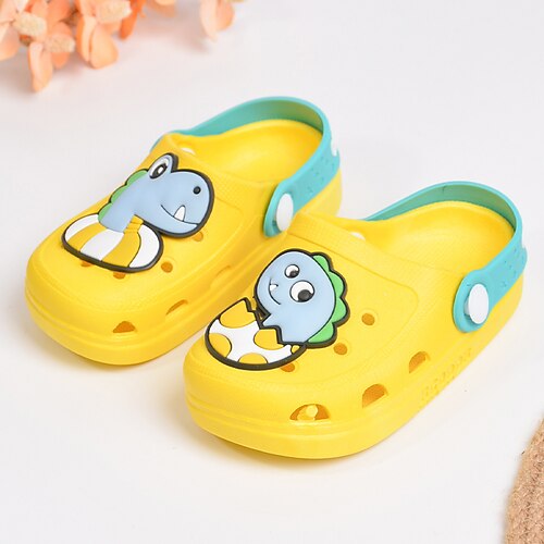

Boys Girls' Sandals Sports Outdoors Casual Daily Beach PVC Breathability Non-slipping Fashion Sandals Little Kids(4-7ys) Casual Daily Water Shoes LeisureSports Yellow Summer