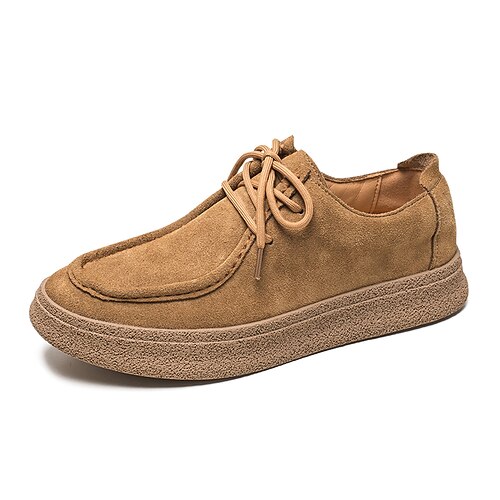 

Men's Sneakers Casual Vintage Classic Daily Suede Black Yellow Beige Spring Summer