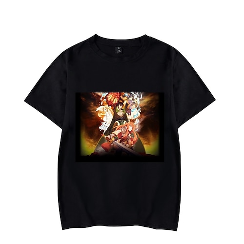 

Inspired by The Rising of the Shield Hero Naofumi Iwatani Cosplay Costume T-shirt 100% Polyester Pattern Harajuku Graphic Kawaii T-shirt For Men's / Women's / Couple's