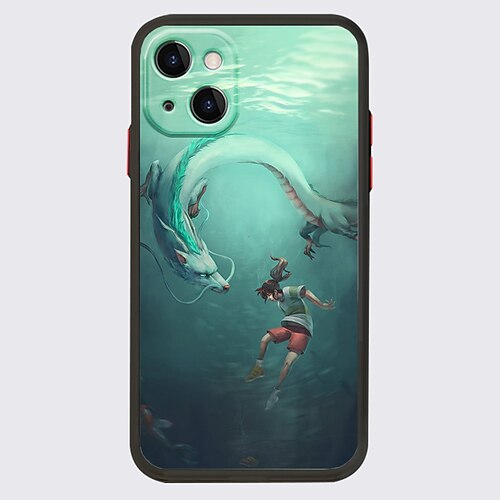 

Spirited Away Anime Phone Case For Apple iPhone 13 Pro Max 12 11 SE 2022 X XR XS Max 8 7 Unique Design Protective Case Shockproof Dustproof Transparent Back Cover TPU