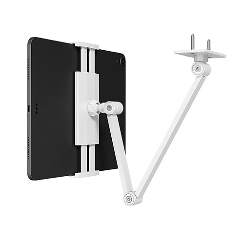

Aluminum Kitchen Phone Tablet Wall Mount Arm Foldable Adjustable 5-13 inch Tablet Phone Holder For iPhone iPad Pro 12.9