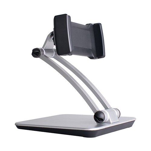 

Phone Stand Portable Foldable Slip Resistant Phone Holder for Desk Bedside Selfies / Vlogging / Live Streaming Compatible with Tablet All Mobile Phone Phone Accessory