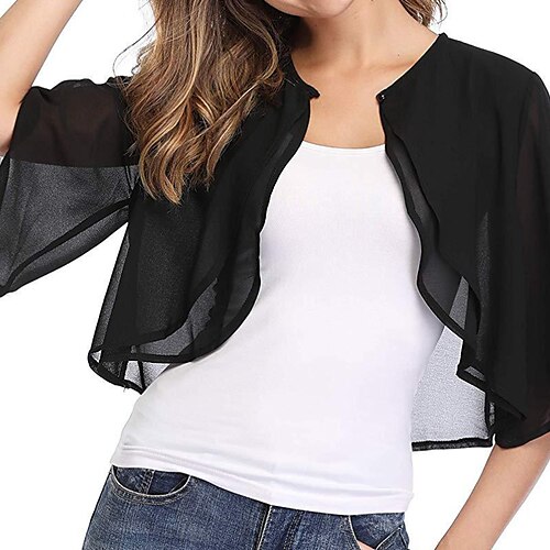 

Mujer Chaqueta Chaqueta casual Exterior Diario Noche Primavera Verano Corto Abrigo Ajuste regular Transpirable Ropa de calle Casual Chaquetas Manga Corta Color sólido Protección UV Blanco Negro Rosa