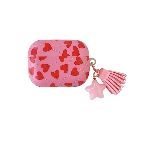 

Case Cover Compatible with AirPods Pro Airpods 1/2 AirPods 3 Shockproof Dustproof Heart TPU Headphone Case