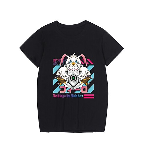 

Inspired by The Rising of the Shield Hero Naofumi Iwatani Cosplay Costume T-shirt 100% Polyester Pattern Harajuku Graphic Kawaii T-shirt For Men's / Women's / Couple's