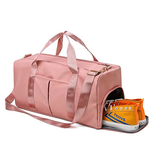 

Unisex Oxford Cloth Travel Bag Zipper Daily Light Purple Black Gray Purple