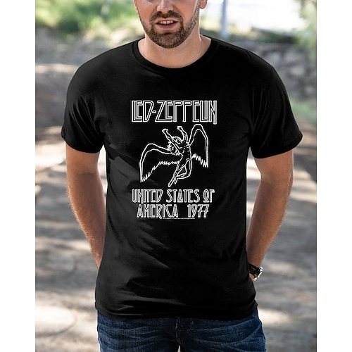 

Hombre Camiseta Letra Ángel Escote Redondo Azul Piscina Verde Ejército Caqui Gris Negro Estampado en caliente Casual Diario Manga Corta Estampado Ropa Básico Sencillo / Verano