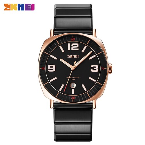 

SKMEI Quartz Watch for Men Analog Quartz Stylish Stylish Casual Waterproof Calendar Alloy Alloy Fashion