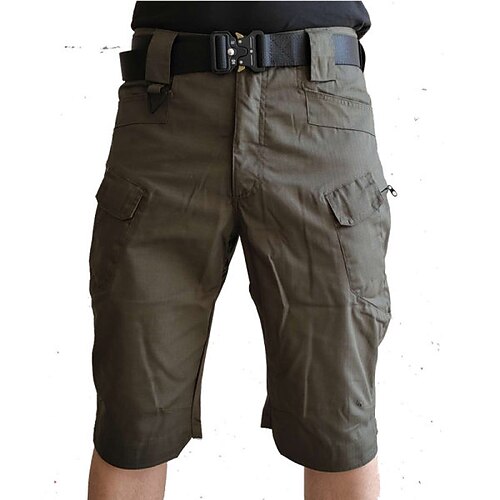 

Men's Classic Style Chic Modern Tactical Cargo Work Shorts Multiple Pockets Short Pants Sports Outdoor Casual Solid Color Cotton Blend Breathable Soft Mid Waist ArmyGreen Black Khaki Dark Gray Brown
