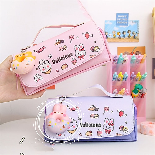 

PencilCasePenPouchMarkerBag Cartoon Creative Wear-Resistant Oxford Cloth for School Office Student