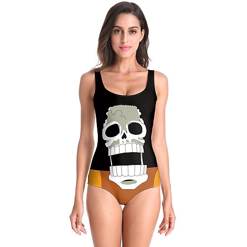 

Inspired by One Piece Brook Anime Cosplay Costumes Japanese Swimwear Zentai For Women's