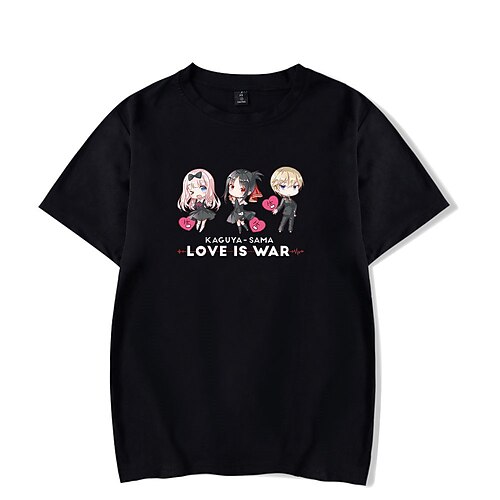 

Inspired by Kaguya Sama: Love Is War Shinomiya Kaguya T-shirt Anime 100% Polyester Anime Harajuku Graphic Kawaii T-shirt For Men's / Women's / Couple's