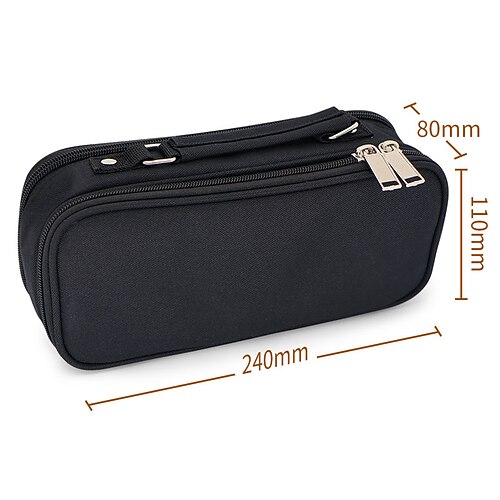 

PencilCasePenPouchMarkerBag Creative With Zipper Canvas for School Office Business