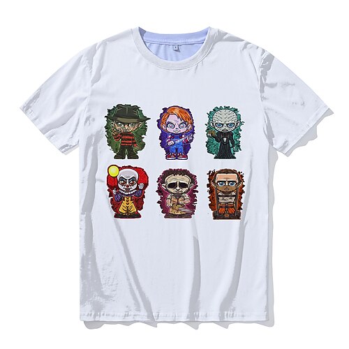 

Inspired by Suicide Squad Joker Cosplay T-shirt Cartoon 100% Polyester Anime Harajuku Graphic Kawaii T-shirt For Men's / Women's / Couple's