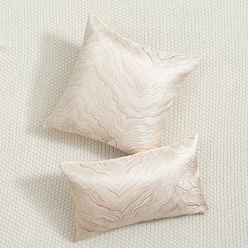

Yarn Dyed Jacquard Geometric Texture Sofa Cushion Cover 1 Piece