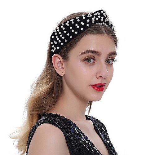 

Queen Elizabeth Audrey Hepburn Retro Vintage 1950s 1920s Headpiece Party Costume Fascinator Hat Women's Costume Vintage Cosplay Party / Evening Headwear Masquerade / Velvet