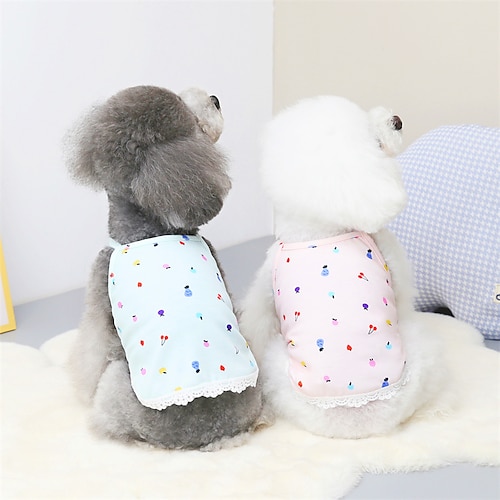 

Dog Cat Skirt Fruit Adorable Sweet Dailywear Casual / Daily Dog Clothes Puppy Clothes Dog Outfits Soft Blue Pink Yellow Costume for Girl and Boy Dog Polyester Cotton S M L XL XXL