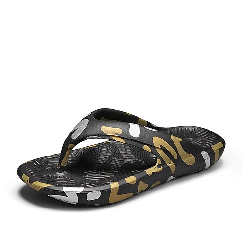 

Unisex Sandals Slippers Flip-Flops Crib Shoes Casual Daily Beach EVA(ethylene-vinyl acetate copolymer) White Black Khaki Summer