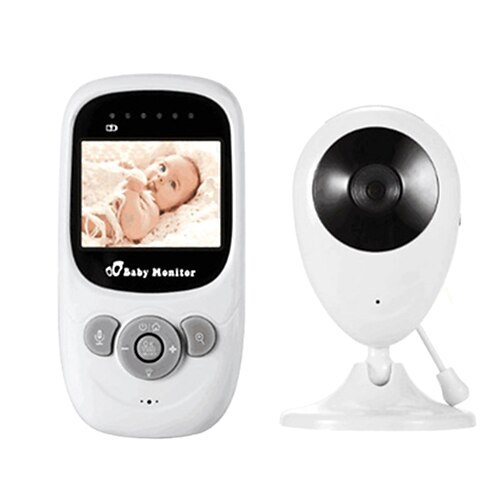 

2.4inch LCD Wireless Digital Baby Monitor Night Vision Audio Video 2 Way Audio Talk, with Camera Temperature Monitoring