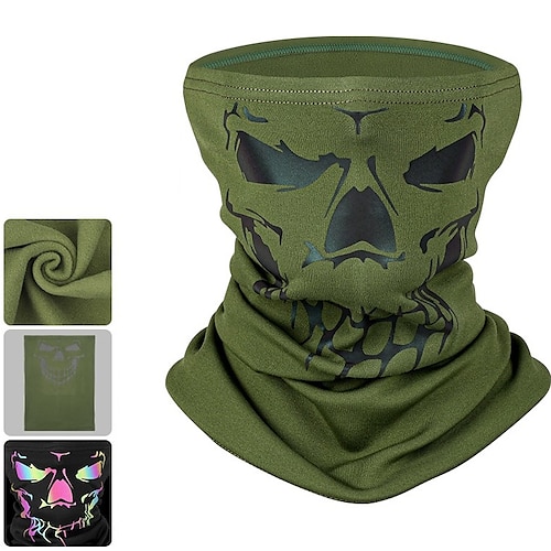 

WEST BIKING Sports Mask Headwear Neck Gaiter Neck Tube Skull Warm Breathability Reflective Trim / Fluorescence Stretchy Comfortable Bike / Cycling Black Army Green Grey Spandex Winter for Unisex